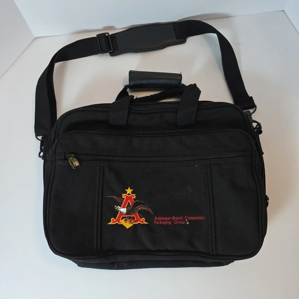 Vintage Anheuser Busch Laptop Case Shoulder Bag Travel Pro Bag